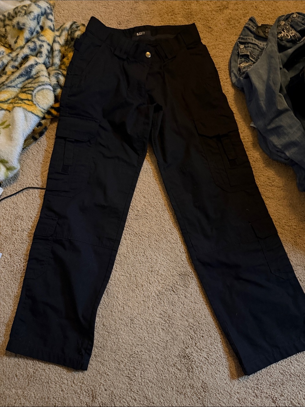 5.11 Tactical Black Cargo Pants with Utility Pockets